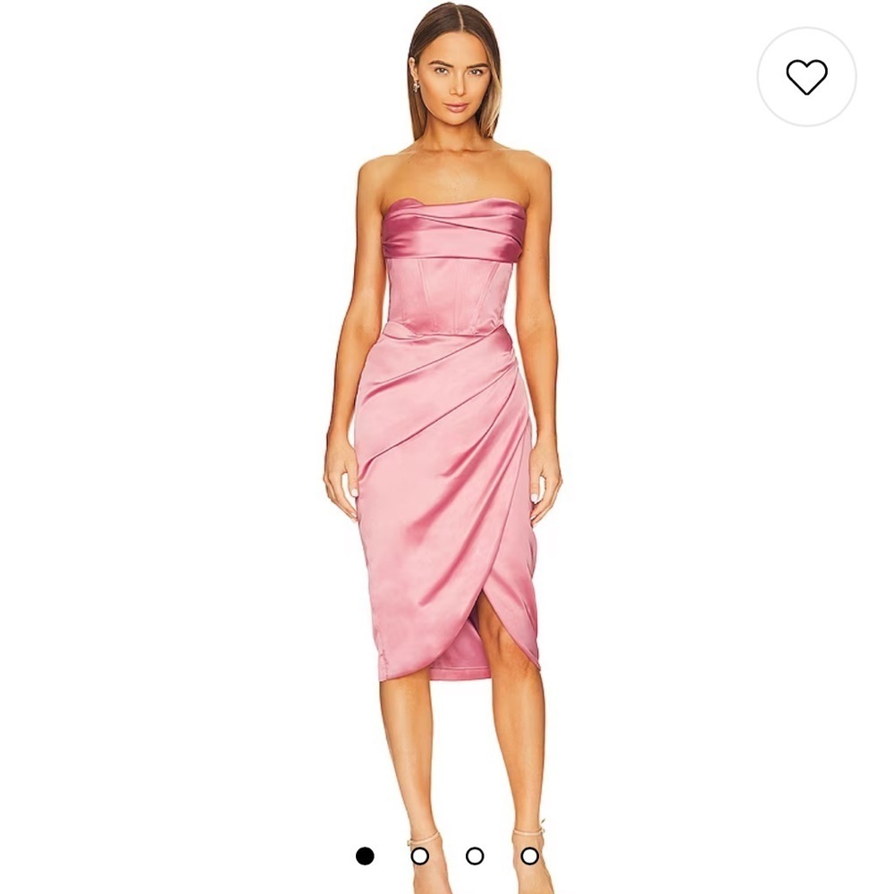 Bardot Jamila Corset Dress in Dusty Rose from REVOLVE